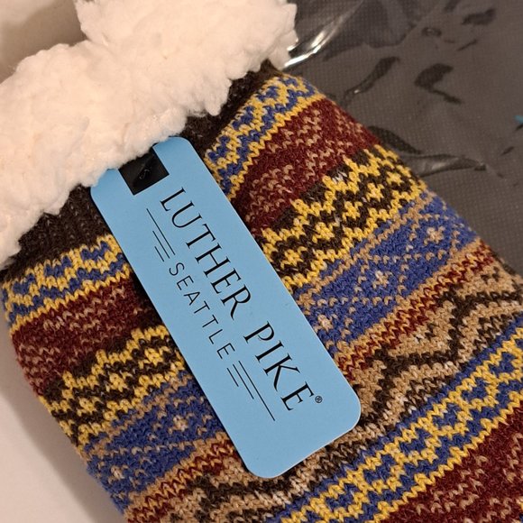 Luther Pike Seattle Multi Color Slipper Socks - Picture 2 of 4